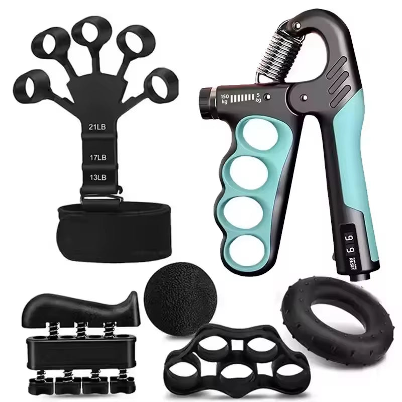 New 5-100 KG Grip Strength Trainer Wrist Expander Adjustable Resistance Fitness Gym Training Hand Gripper for Muscle Building