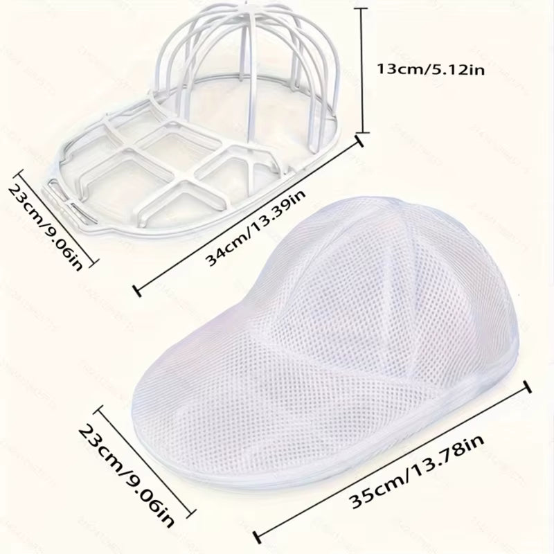 2Pcs/Set Hat Washing Set, Baseball Duckbill Cap, Washing and Sun Drying Integrated, Non Deformed Machine Wash Protective Rack