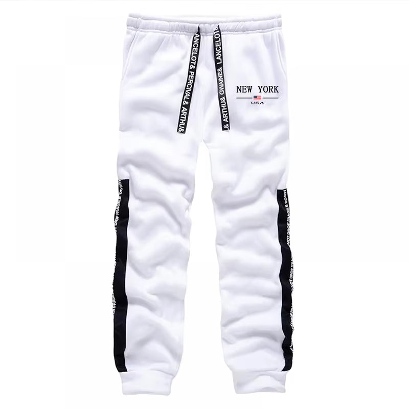 Quality Mens Tracksuit Casual Print Sweatshirts Sports Jogging Mens Clothing Autumn Winter Sportswear Single Piece Hoodie Pants