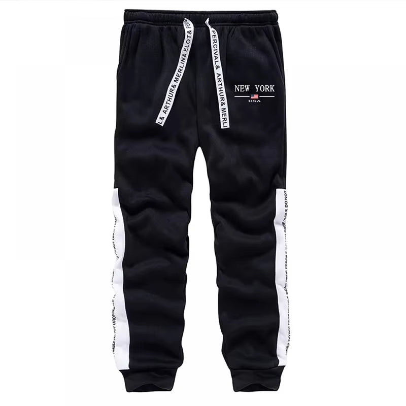 Quality Mens Tracksuit Casual Print Sweatshirts Sports Jogging Mens Clothing Autumn Winter Sportswear Single Piece Hoodie Pants
