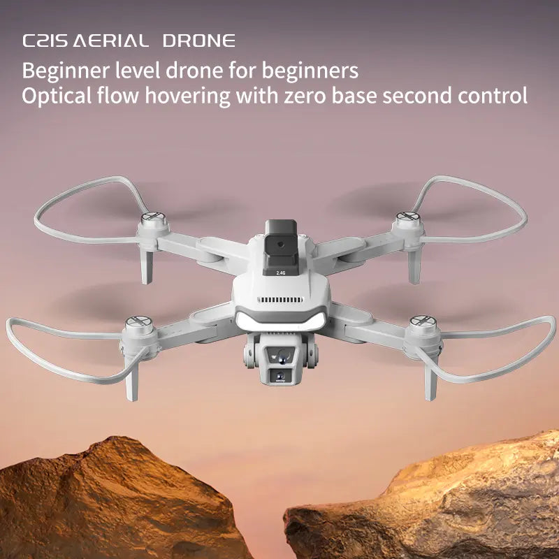 C21S Ultra 2026 Foldable GPS Drone, 4K UHD EIS Camera, 5G FPV, GPS Auto Return, Intelligent Obstacle Avoidance, Optical Flow Hover, 360° Flip, Dual Batteries – Easy-To-Fly Drone for Beginners & Adults