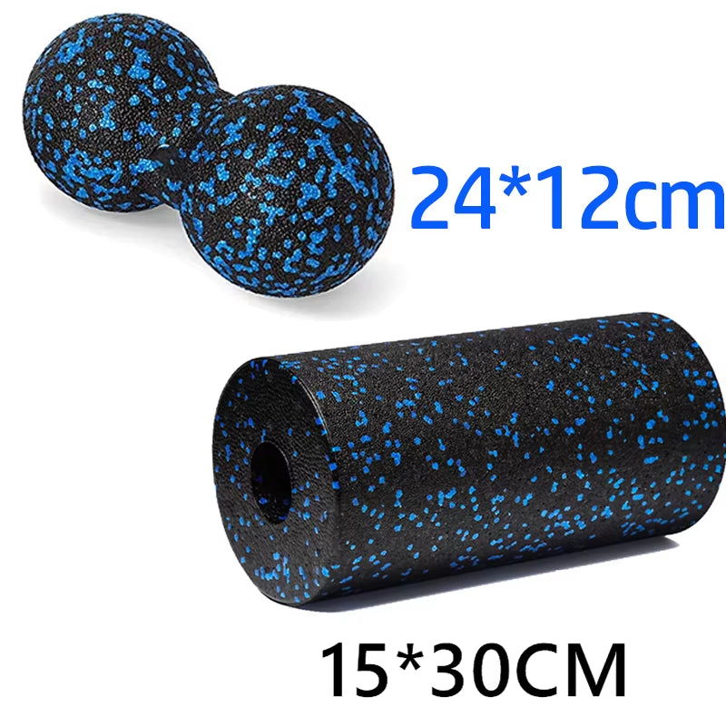 Fascia Massage Foam Rollers Fitness Balls Set EPP High Density Double Lacrosse Ball Yoga Column Deep Muscle Tissue Training