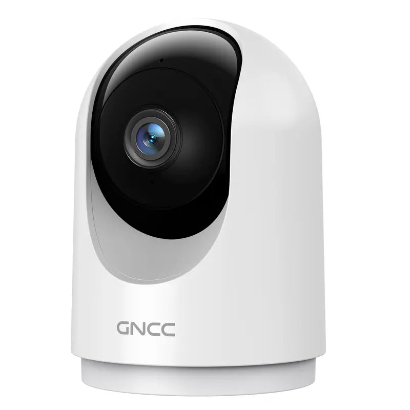 GNCC Quad HD 2K Wired Indoor Wifi Camera Digital - 360° View, 10X Zoom, Day/Night Vision, 2-Way Audio, Motion Detection, 2.4G Wifi, Local Sd/Cloud Storage, AC Power (100-240V), Works with Alexa & Google Home (Baby Monitor)