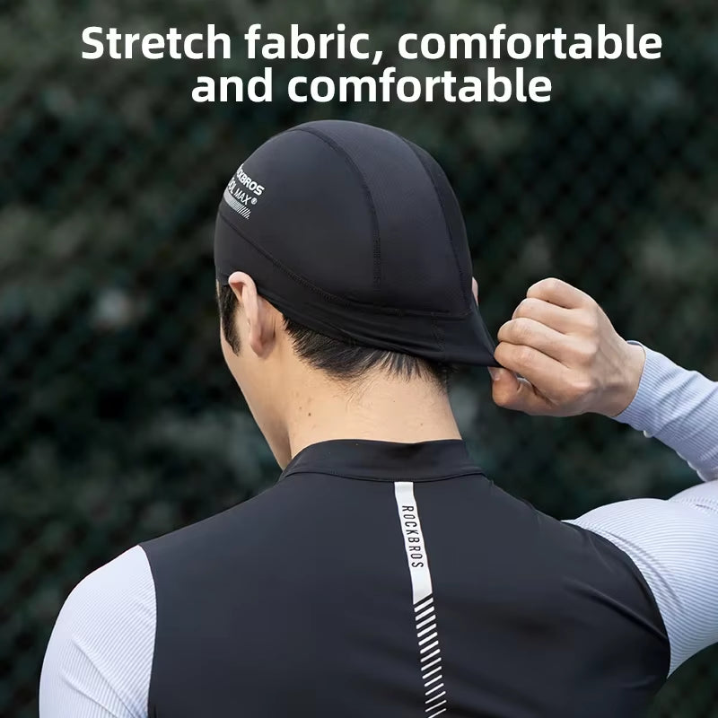 Cycling Cap Breathable Quick-Drying Helmet Hat Inner Cap UPF50 Sun Protection Sports Running Cap Summer Motorcycle Hats