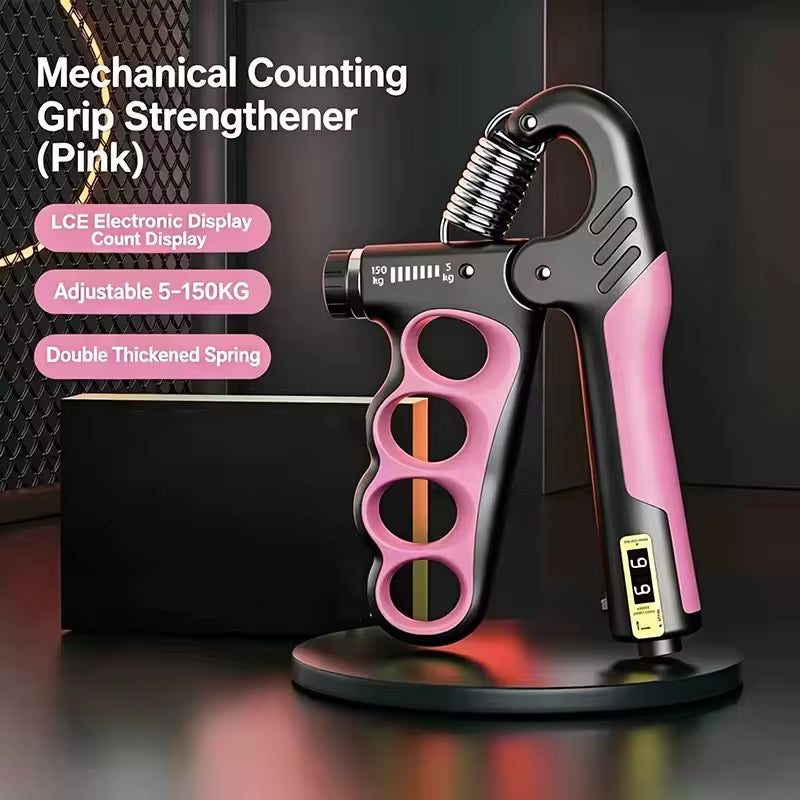 New 5-100 KG Grip Strength Trainer Wrist Expander Adjustable Resistance Fitness Gym Training Hand Gripper for Muscle Building