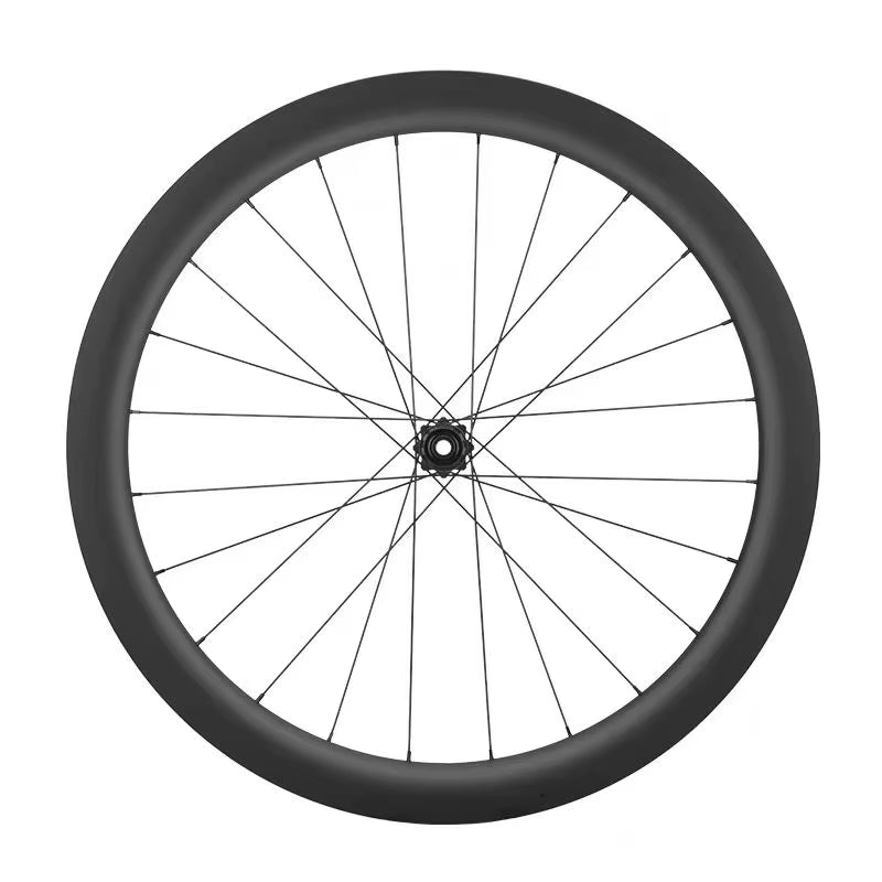 Carbon Bike 700C 50Mm 45Mm Clincher Bicycle Wheel Disc Brake Powerway Hub Bicycle Wheels UD Surface