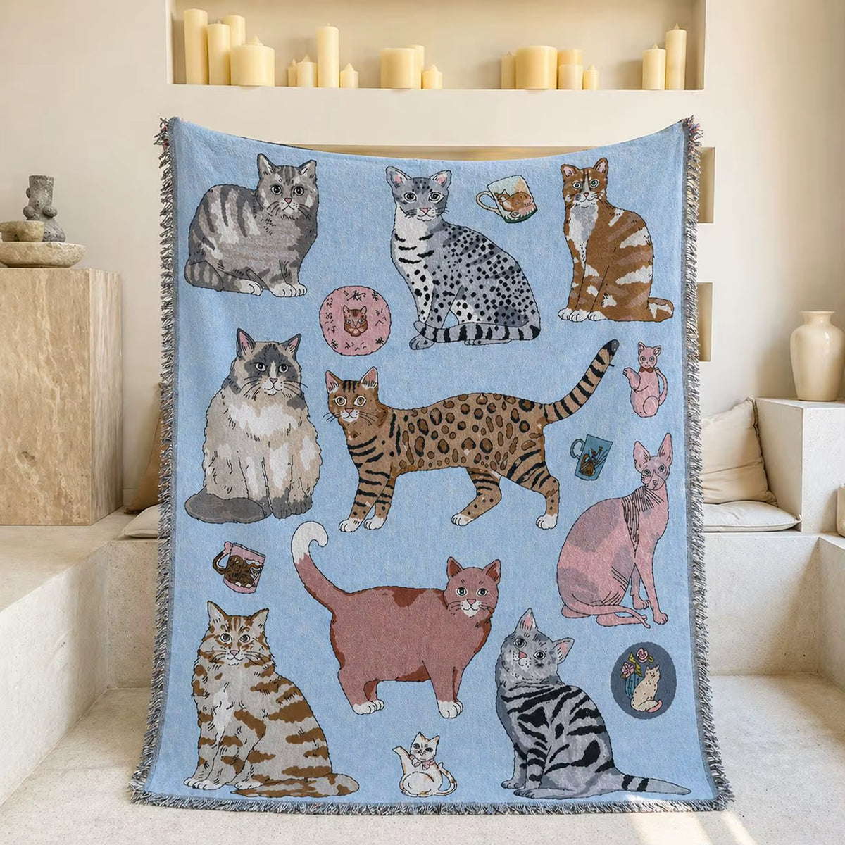 Beach Pink Blankets for Sofa Jacquard Leopard Blanket Knitted Throw Sofa Blanket Bedspread Sofa Cover Tapestry for Home Decor