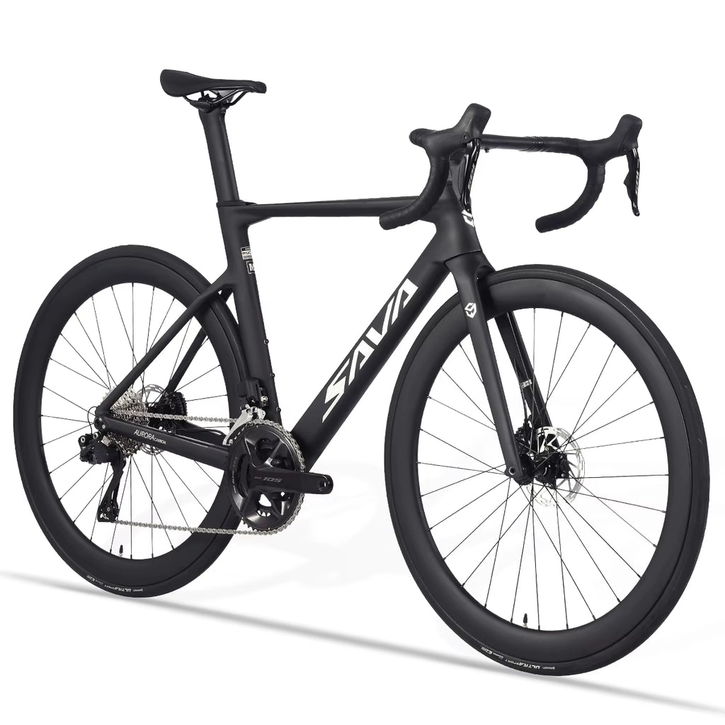 R7 Carbon Fiber Road Bike Carbon Frame, Handlebars, Fork Shimano Di2 R7170 24Speed Shift Kit, UCI CE Certified Adult Racing
