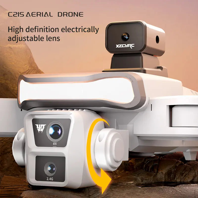 C21S Ultra 2026 Foldable GPS Drone, 4K UHD EIS Camera, 5G FPV, GPS Auto Return, Intelligent Obstacle Avoidance, Optical Flow Hover, 360° Flip, Dual Batteries – Easy-To-Fly Drone for Beginners & Adults