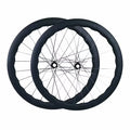 Carbon Bike 700C 50Mm 45Mm Clincher Bicycle Wheel Disc Brake Powerway Hub Bicycle Wheels UD Surface