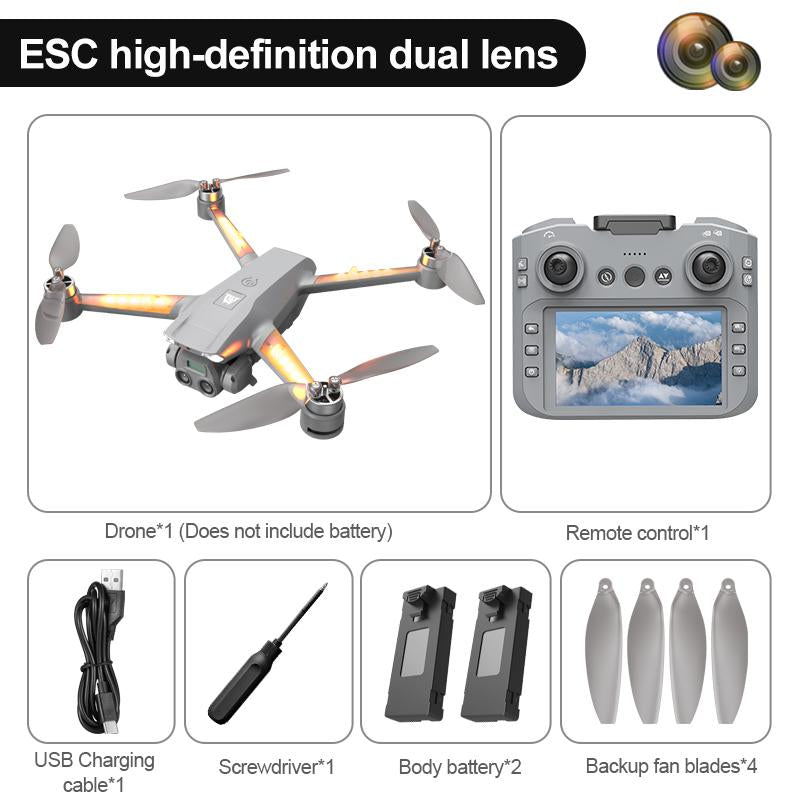 C21S Ultra 2026 Foldable GPS Drone, 4K UHD EIS Camera, 5G FPV, GPS Auto Return, Intelligent Obstacle Avoidance, Optical Flow Hover, 360° Flip, Dual Batteries – Easy-To-Fly Drone for Beginners & Adults