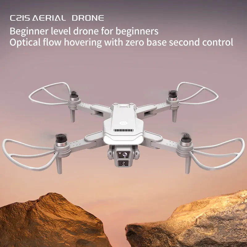 C21S Ultra 2026 Foldable GPS Drone, 4K UHD EIS Camera, 5G FPV, GPS Auto Return, Intelligent Obstacle Avoidance, Optical Flow Hover, 360° Flip, Dual Batteries – Easy-To-Fly Drone for Beginners & Adults