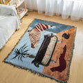 Beach Pink Blankets for Sofa Jacquard Leopard Blanket Knitted Throw Sofa Blanket Bedspread Sofa Cover Tapestry for Home Decor