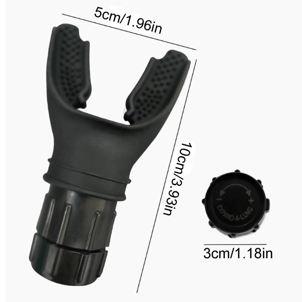 Sports Breathing Trainer Portable Lung Capacity Abdominal Breathing Trainer with Adjustable Intensity Knob Adult Lung Booster