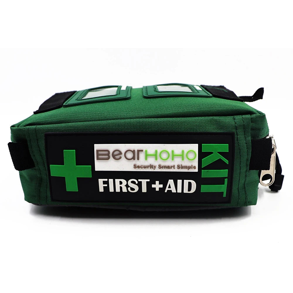 165-Piece Emergency Medical Rescue First Aid Kit Bag for Workplace Outdoors Car Luggage Adventure Trips Hiking Survival Kits