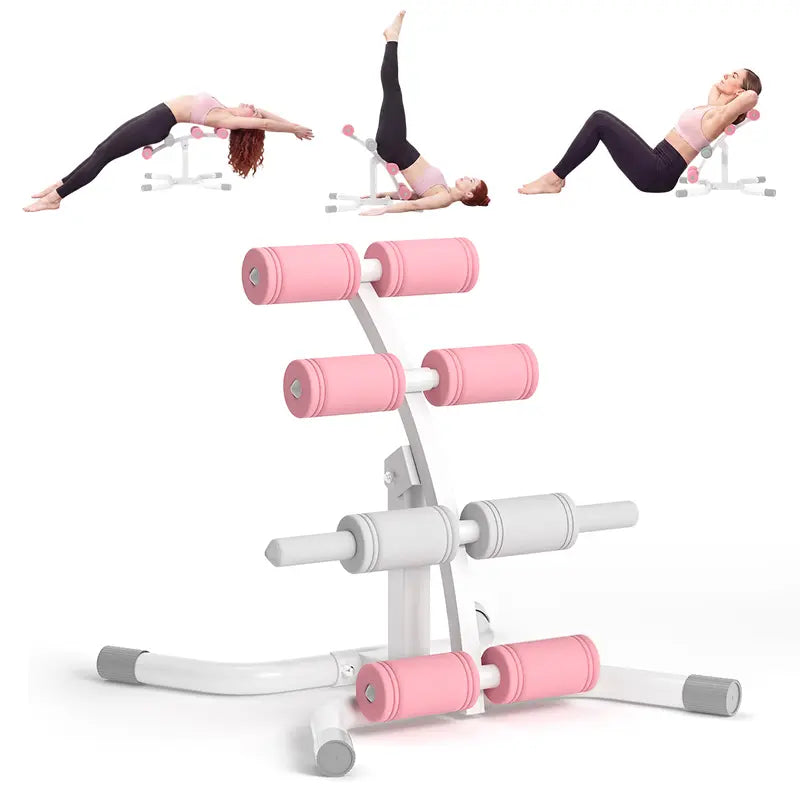 RELIFE Mini Inversion Table - Compact Steel Frame Home Workout Equipment, Unisex Fitness & Exercise Gear, Space-Saving Back Extension Machine with Foam Rollers, 330 LBS Capacity Abdominal Trainer, Fitness Equipment