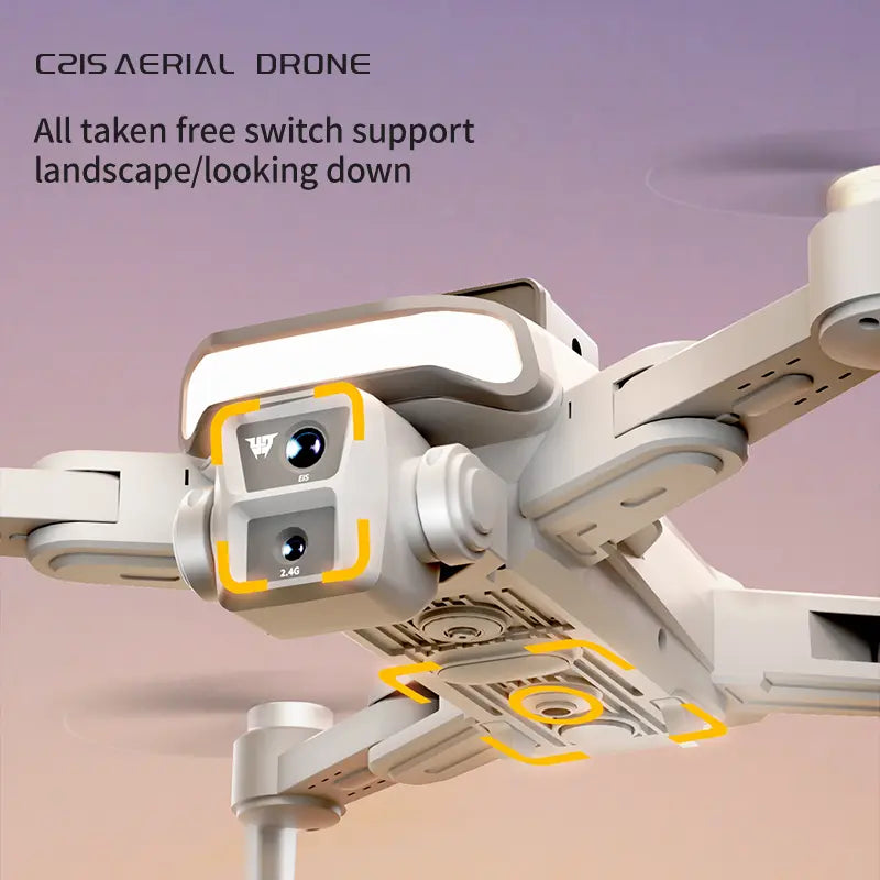 C21S Ultra 2026 Foldable GPS Drone, 4K UHD EIS Camera, 5G FPV, GPS Auto Return, Intelligent Obstacle Avoidance, Optical Flow Hover, 360° Flip, Dual Batteries – Easy-To-Fly Drone for Beginners & Adults