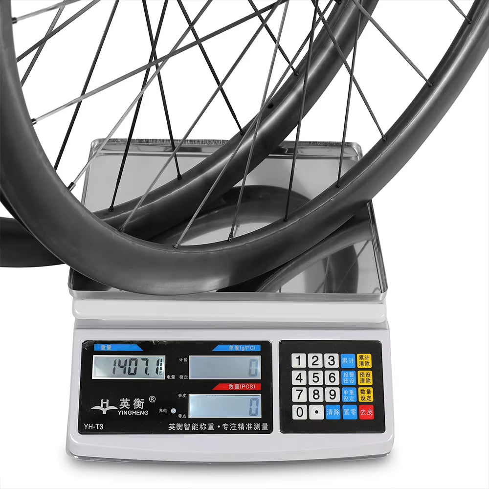 700C Carbon Spoke Wheelsets Carbon Wheelset 40C Paintless Surface Ceramic Bearing Hub Disc Brake Center Lock 100*12 142*12