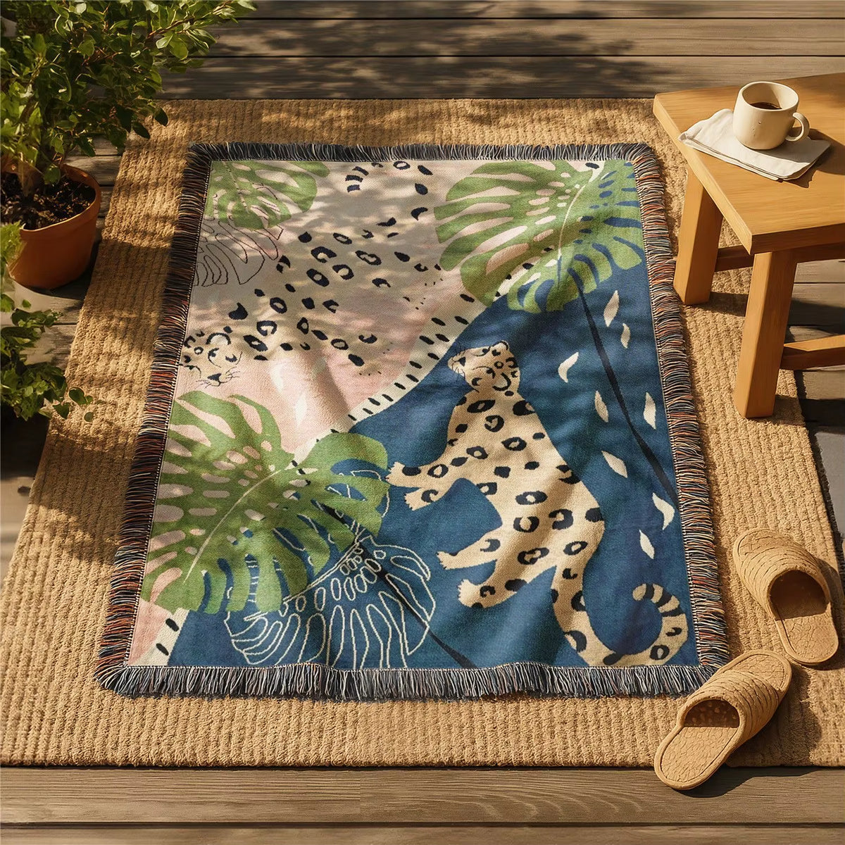 Beach Pink Blankets for Sofa Jacquard Leopard Blanket Knitted Throw Sofa Blanket Bedspread Sofa Cover Tapestry for Home Decor