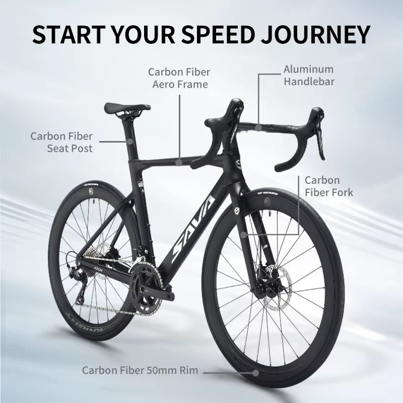 A7L PRO 26 New Low-Priced Carbon Fiber Road Bike with SHIMAN0 7120 Kit 24 Speed Lightweight 8.9Kg Road Bike Race Bike