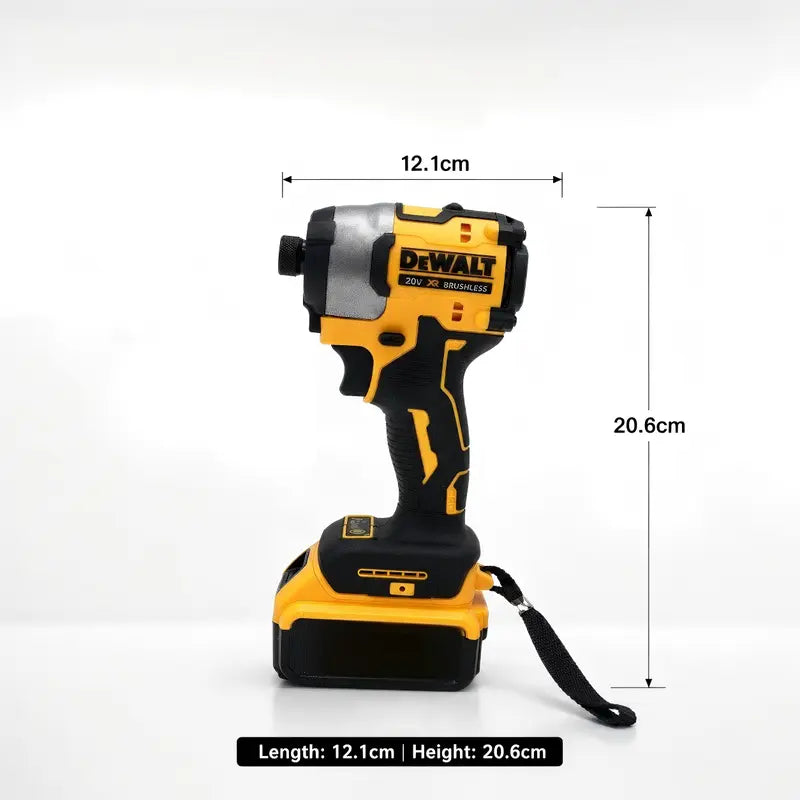 DEWALT DCF850 Impact Driver & DCF805 Hammer Drill Cordless Combo Set - High Torque, Dual Adjustable Variable Speeds, Lithium-Ion Heavy-Duty Power Tools with Charger for Construction Professionals